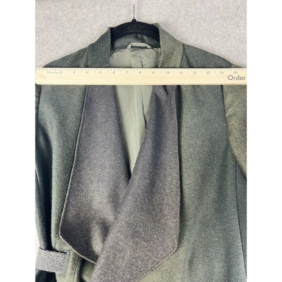 Brunello Cucinelli Coat Womens 40 EU 4 US Wool Silk Blend Belted Luxury Trench - Picture 4 of 16